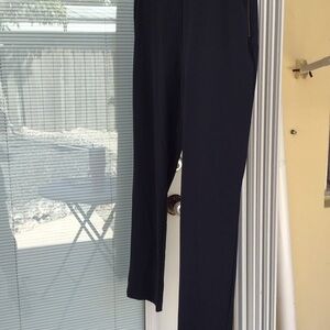 Nine West Navy Straight-Leg Dress Pants